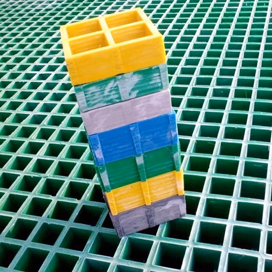 Deck-Grabenabdeckung, Abflussrohr, Gehwegboden, Glasfasergitter, FRP-Gitter