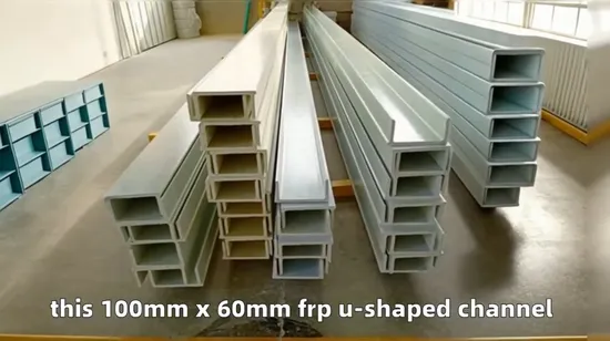 Hochfestes GFK, U-Profil aus GFK, pultrudiertes Profil in C-Form