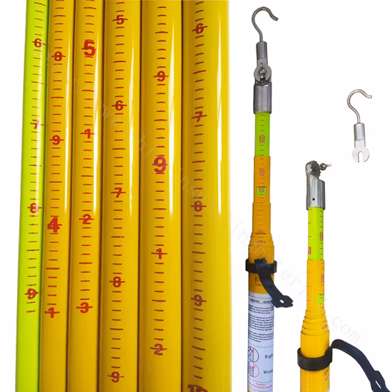 FRP-Teleskop-Fiberglas-Messstab/-stab