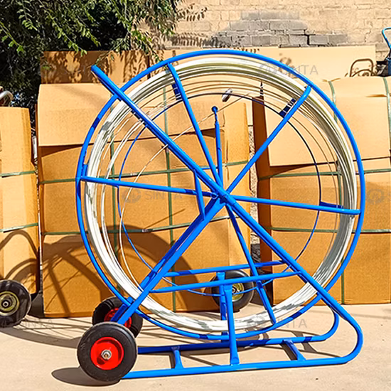 FRP Fiberglas Traceable Wire Duct Rodder Cable Snake Running Rod