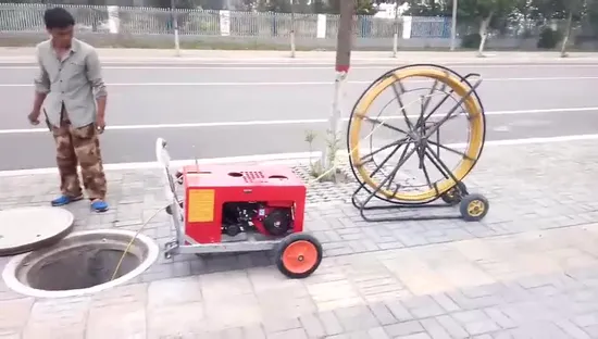 Hochwertiger Fiberglas-Duct Rodder FRP Duct Rodder Elektrischer Rodder Fiberglas-Kabelzug Fiberglas-Duct Rod 350 m